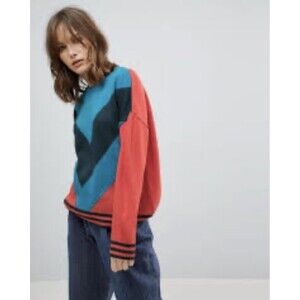 ASOS Multicolor Crew Neck Sweater